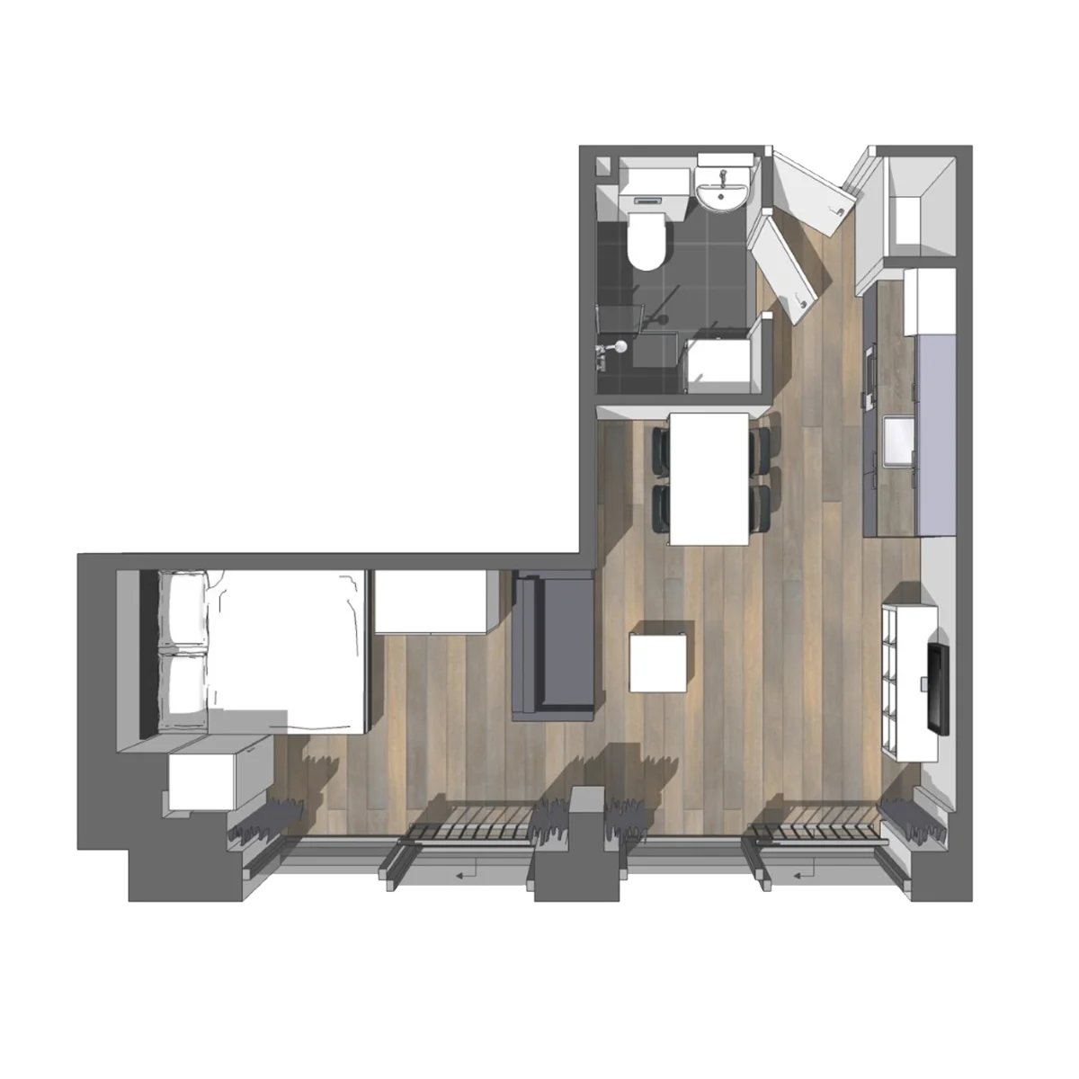 Rental property in Nijenoord 2-208, Utrecht