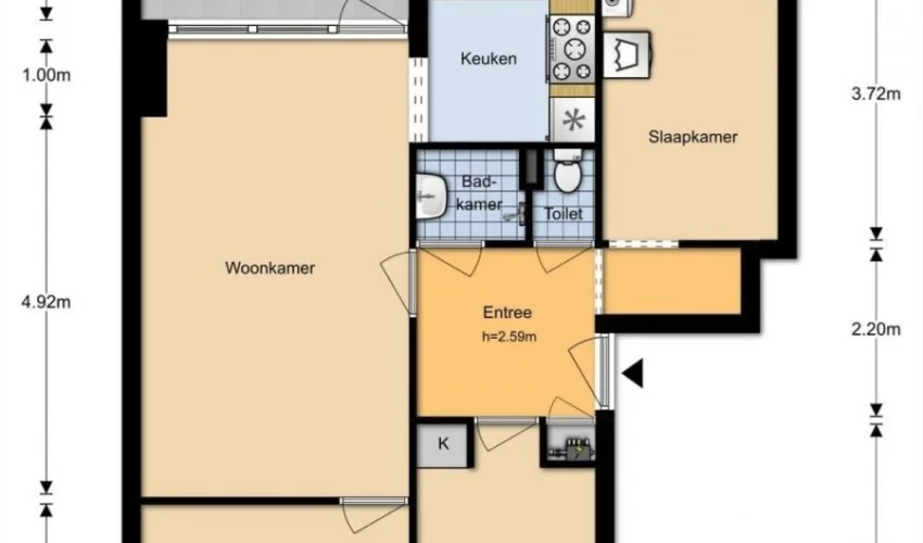 Rental property in Lindestraat, Alphen aan den Rijn