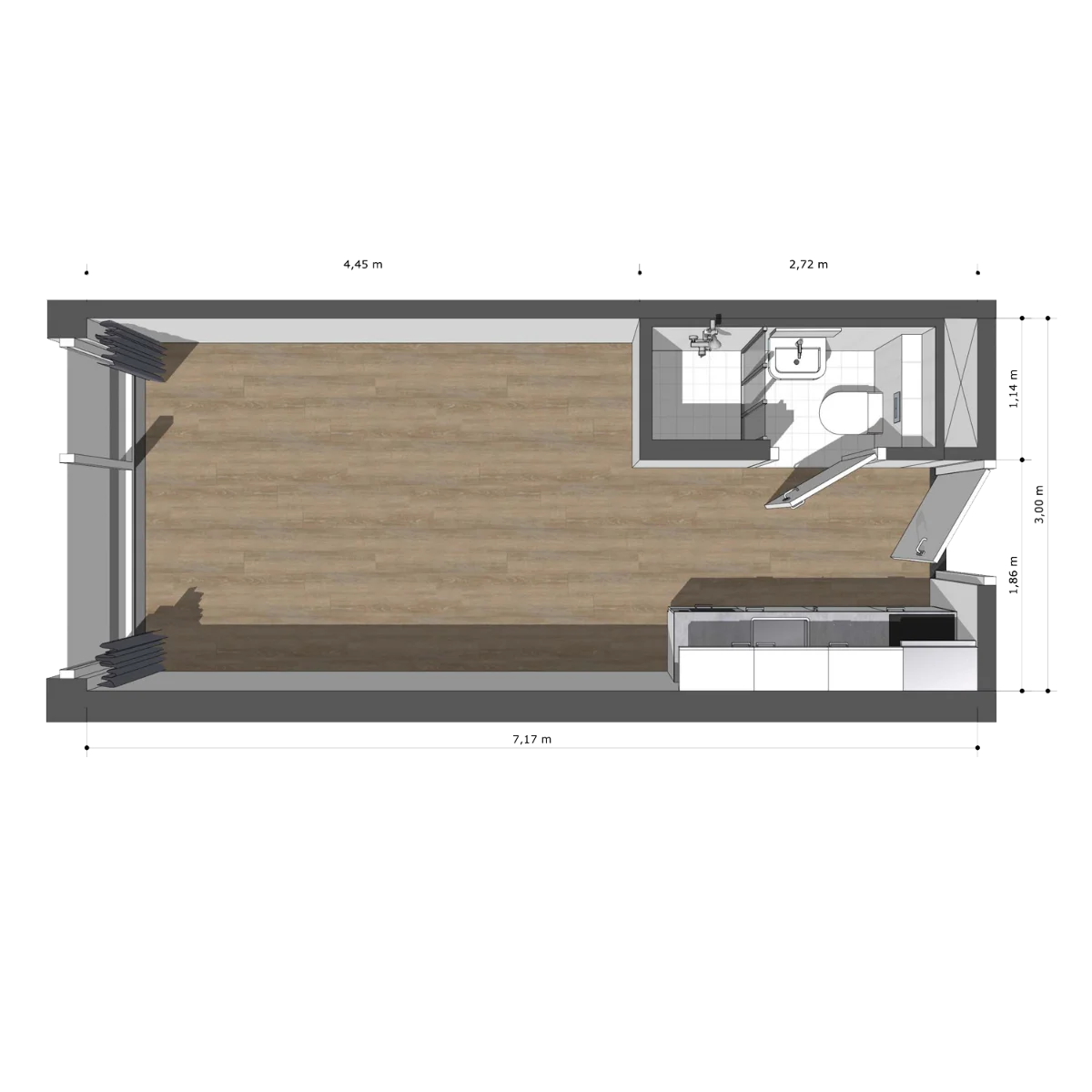 Rental property in Oostersingel 12-10, Groningen