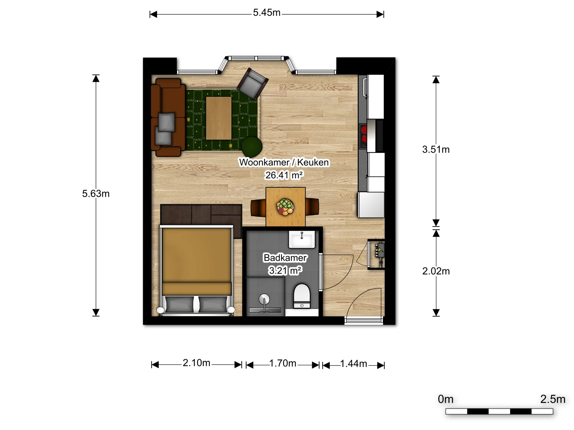 Rental property in Spaklerweg 14H-11, Amsterdam