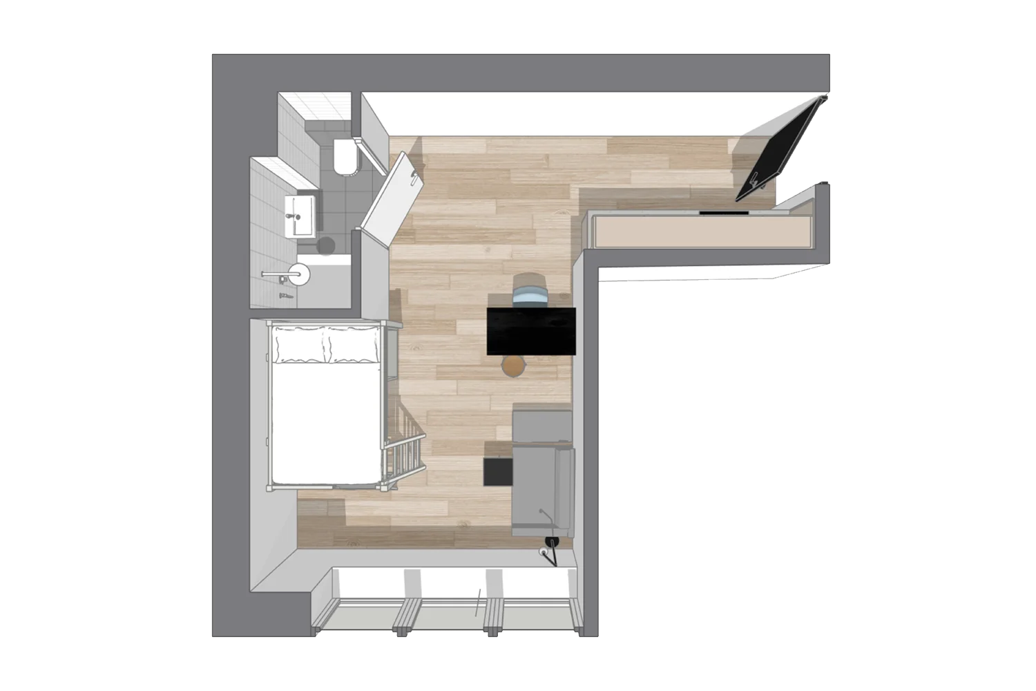 Rental property in Limburglaan 5B-21, Maastricht