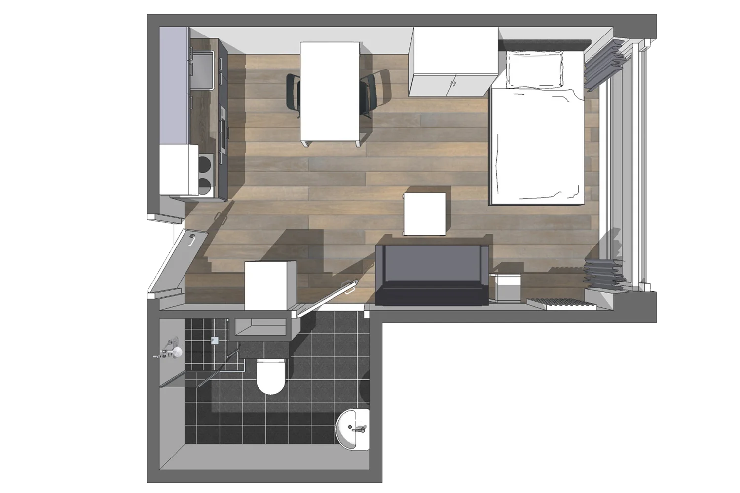 Rental property in Admiraliteitskade 40-107, Rotterdam