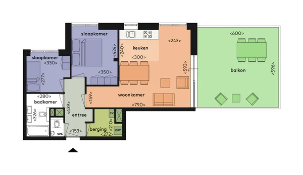 Rental property in Ansjovislaan, Bergen op Zoom
