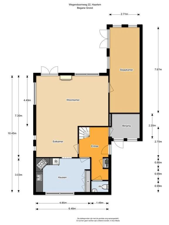 Rental property in Wegedoornweg 22, Haarlem
