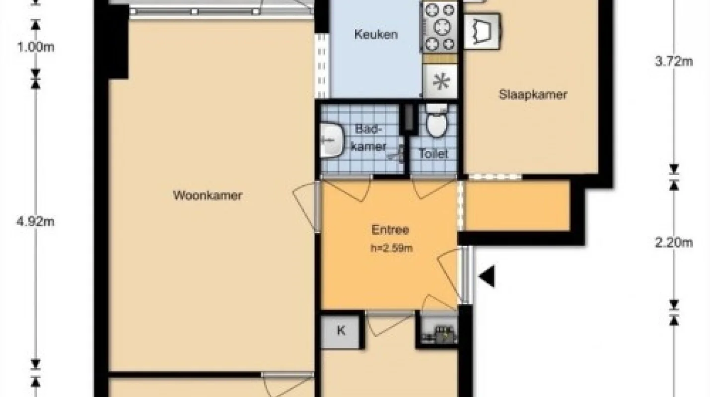 Rental property in Lindestraat 10, Alphen aan den Rijn
