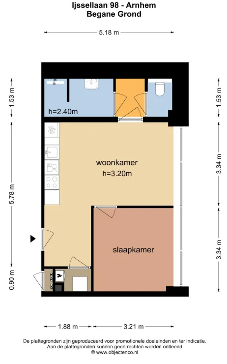 Rental property in IJssellaan 98, Arnhem