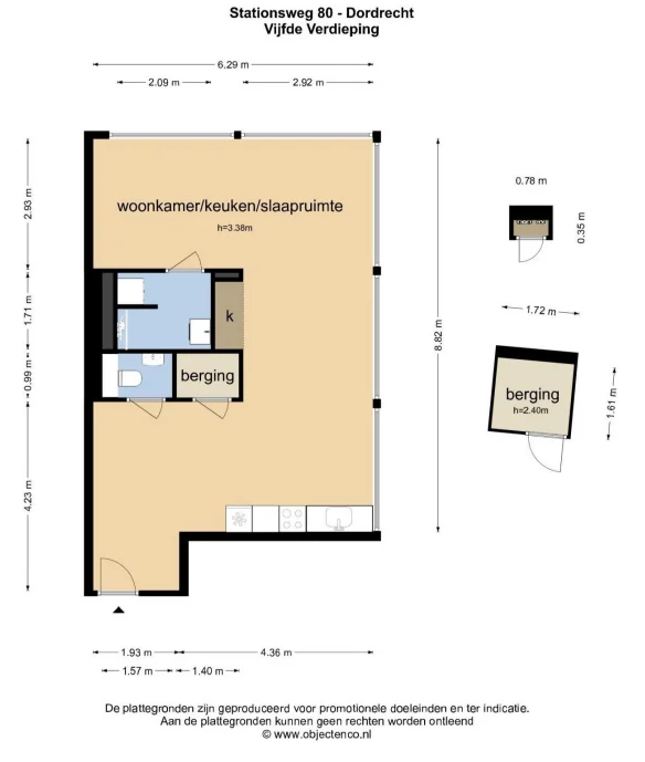 Rental property in Stationsweg 80, Dordrecht