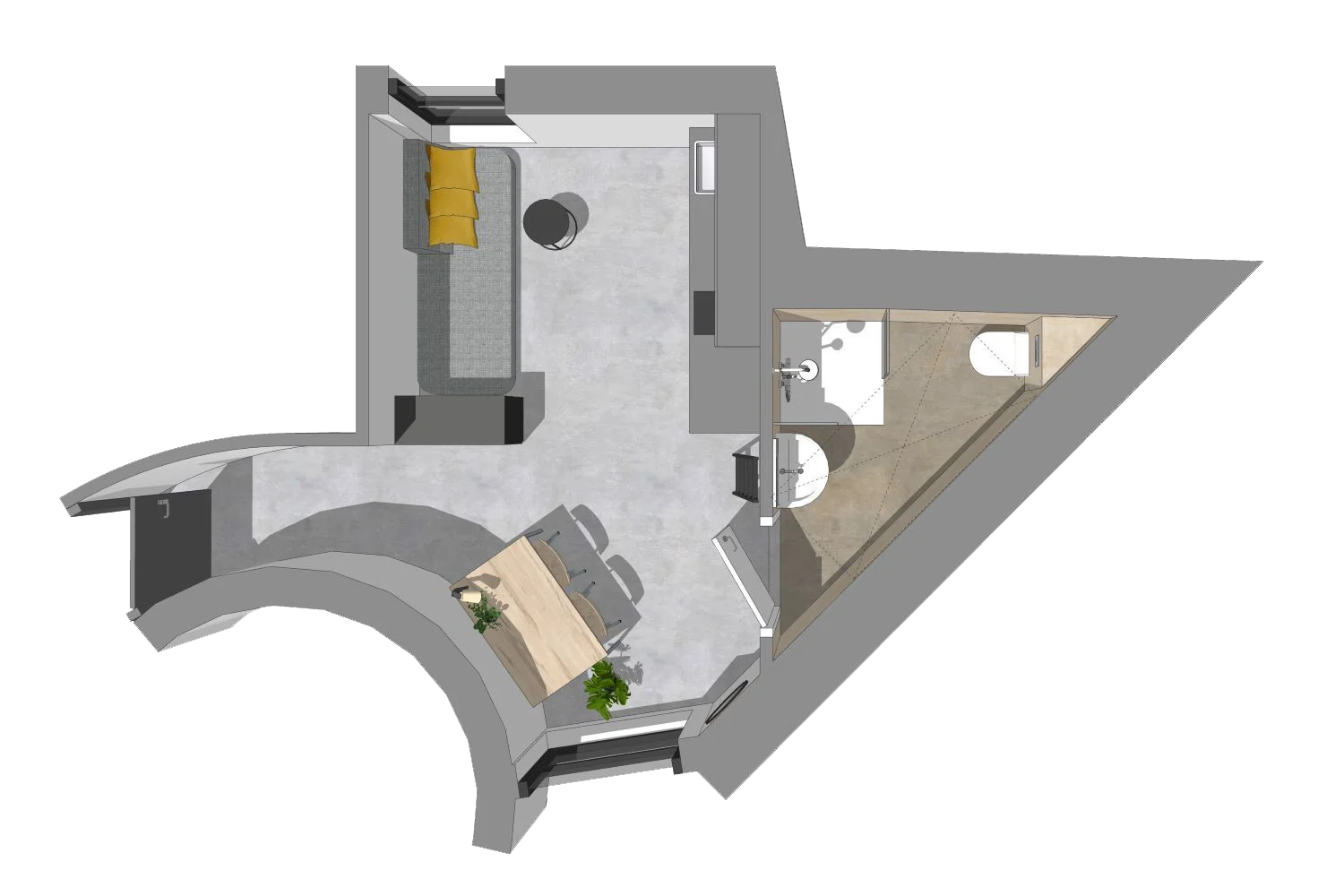 Rental property in Maasboulevard 1A-06, Maastricht