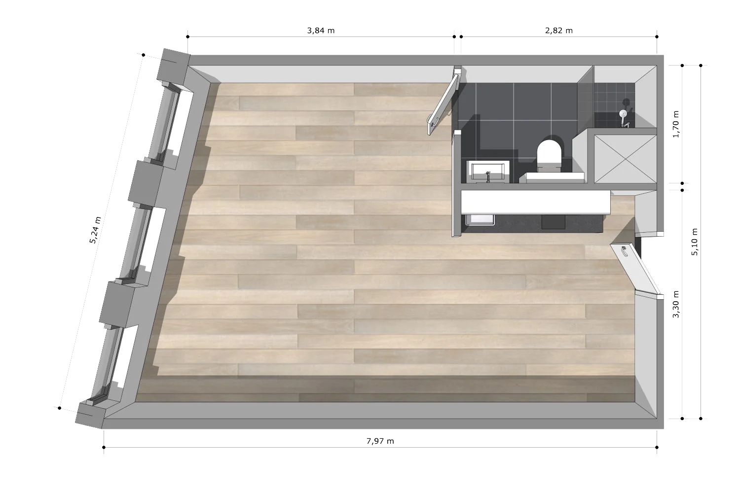 Rental property in Rivium 1e straat 141E, Capelle aan den IJssel