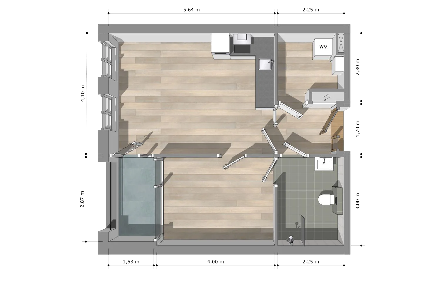 Rental property in Rappardstraat 30-18, Arnhem