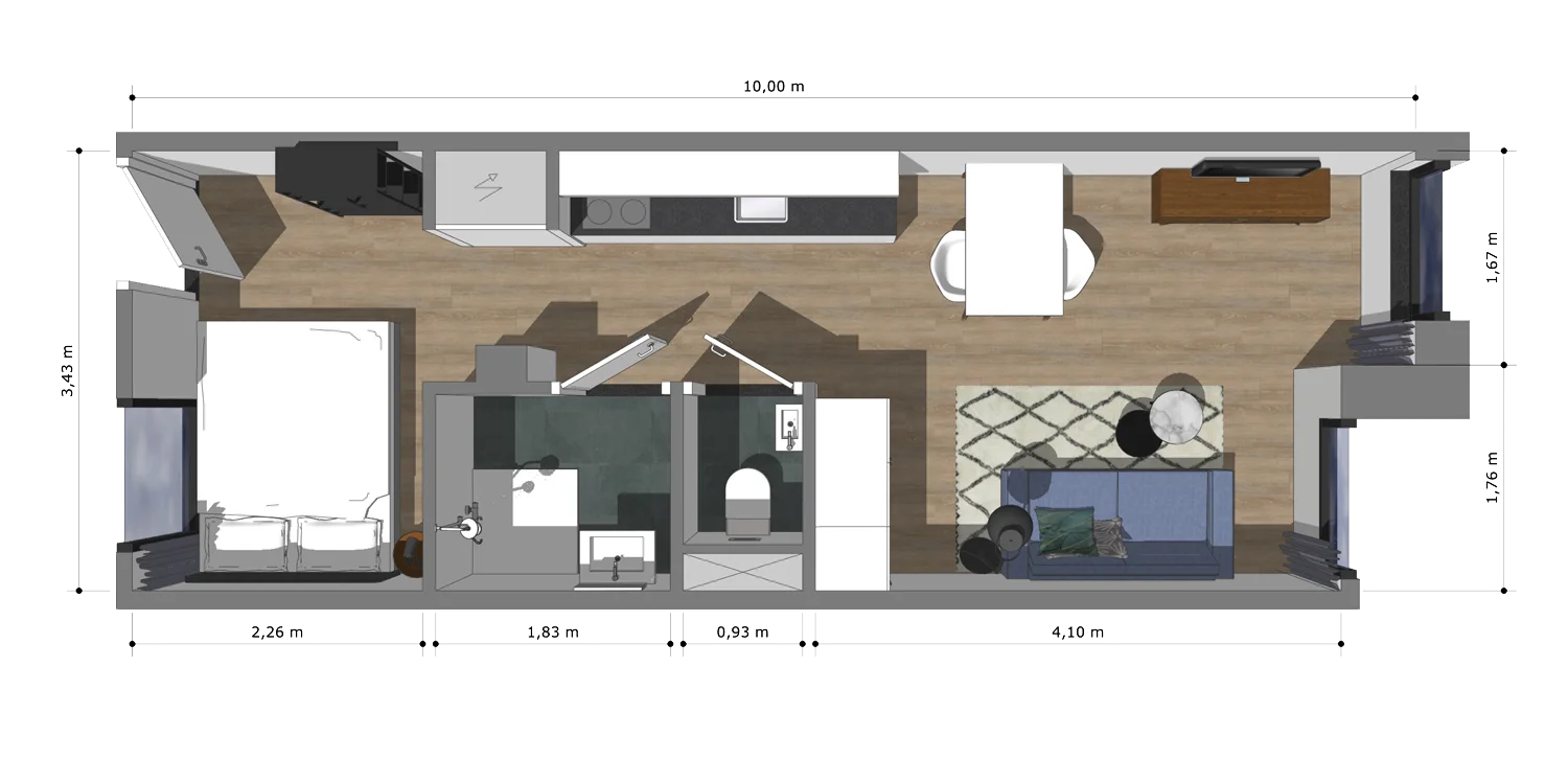 Rental property in Europaweg 77N, Zoetermeer