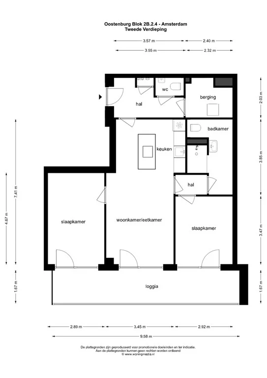 Rental property in Oostenburgermiddenstraat 72, Amsterdam