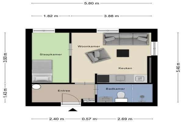 Rental property in Oranjestraat, Vlissingen