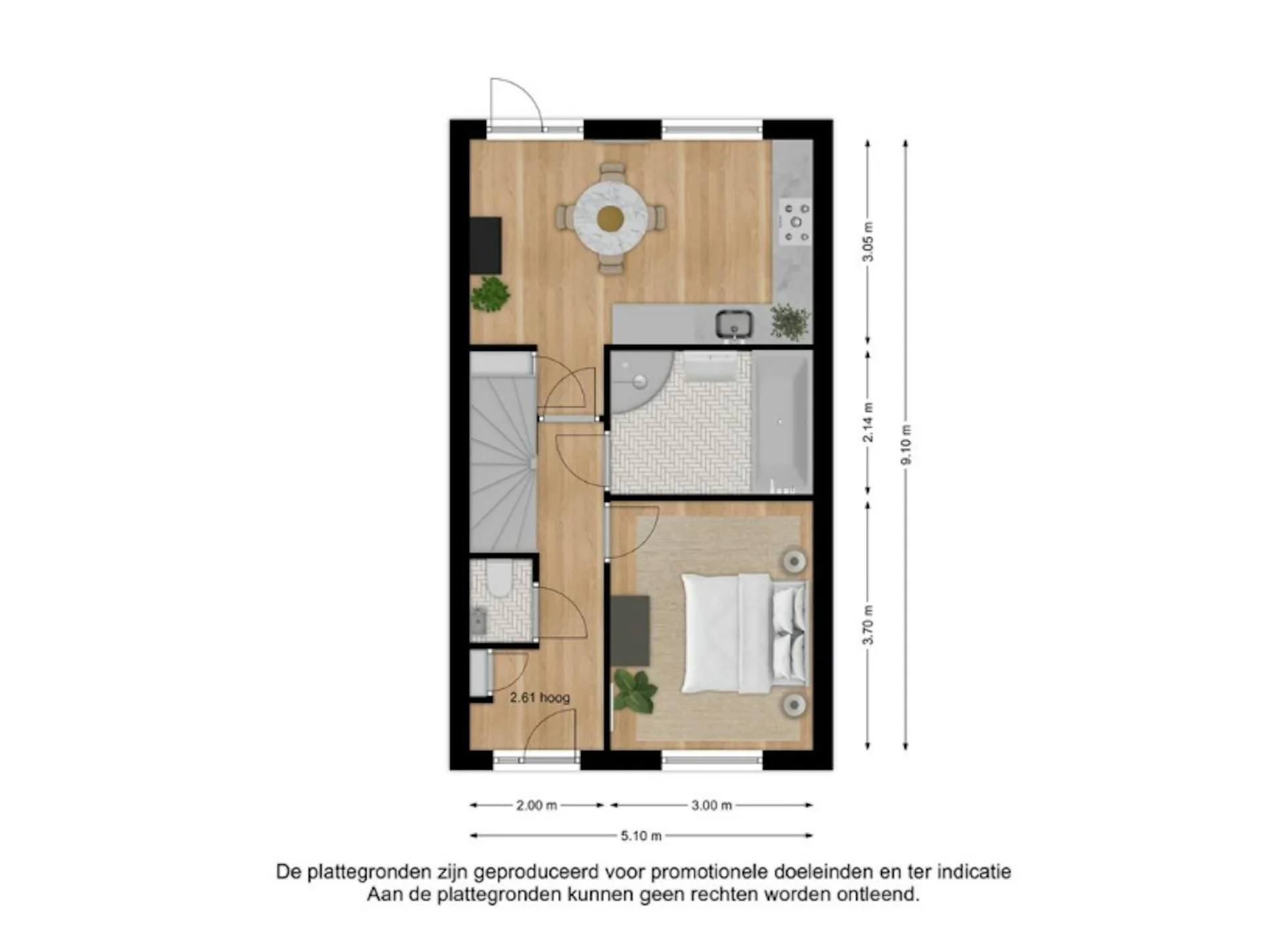 Rental property in Teslastraat, Roosendaal