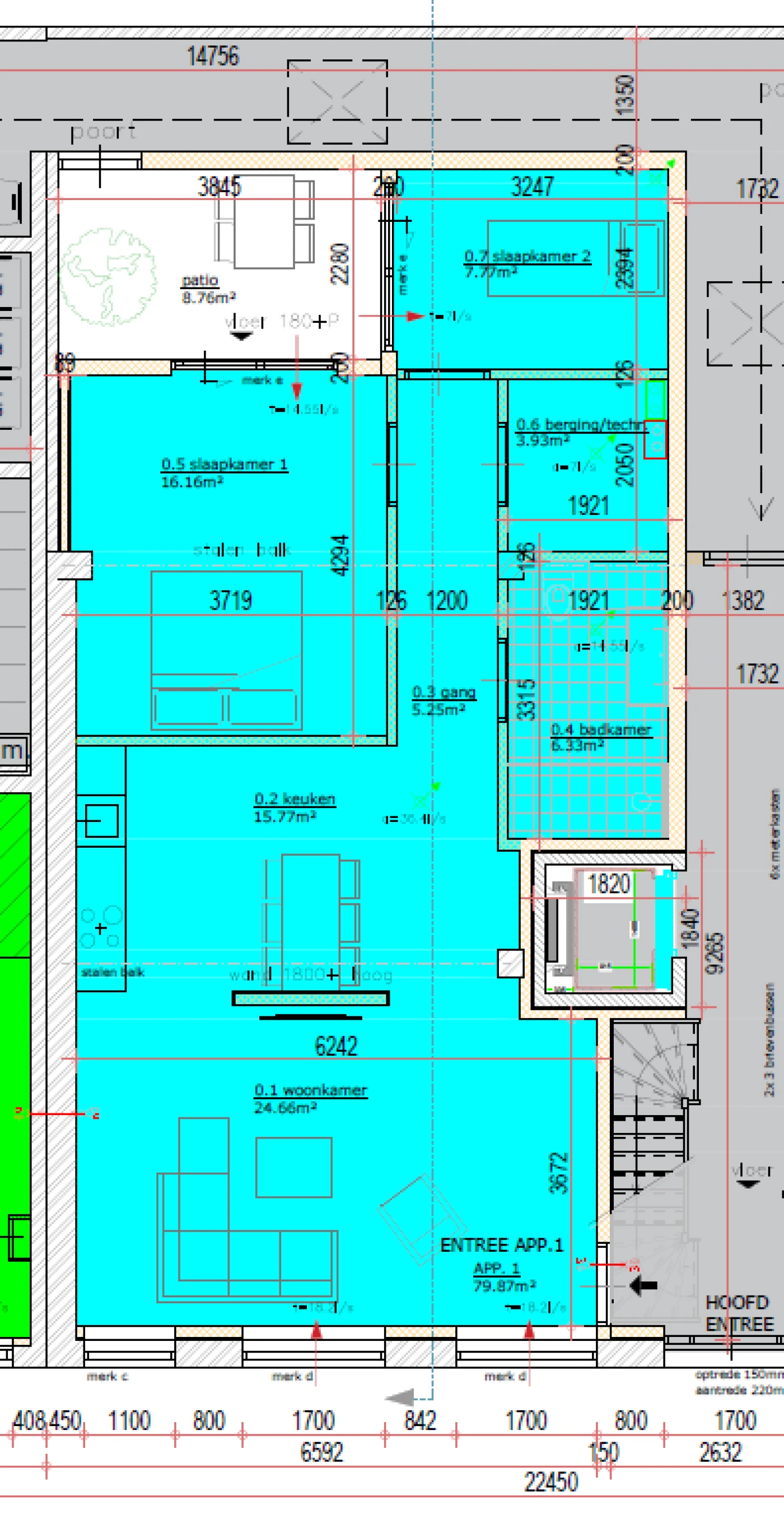 Rental property in Stationsstraat, Sas van Gent