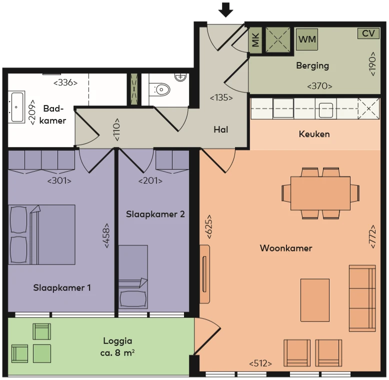 Rental property in Bètaplein 86, Leiden