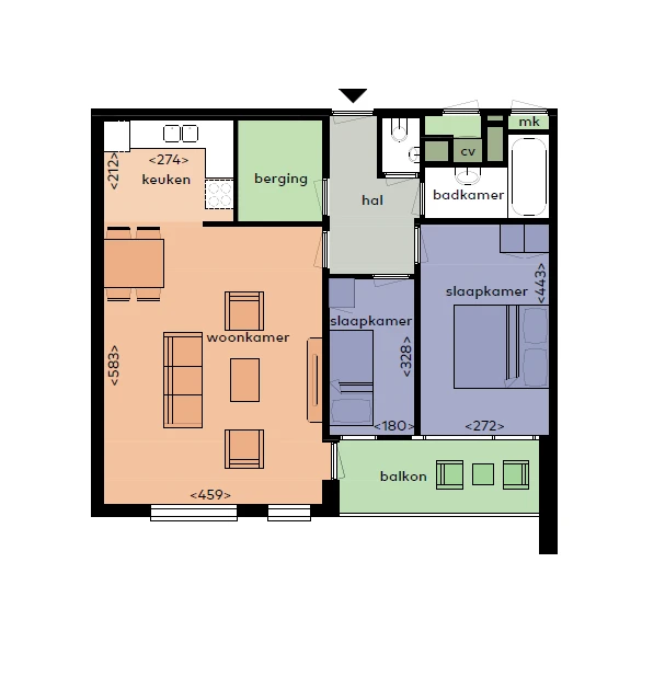 Rental property in Erasmusdomein 100C, Maastricht