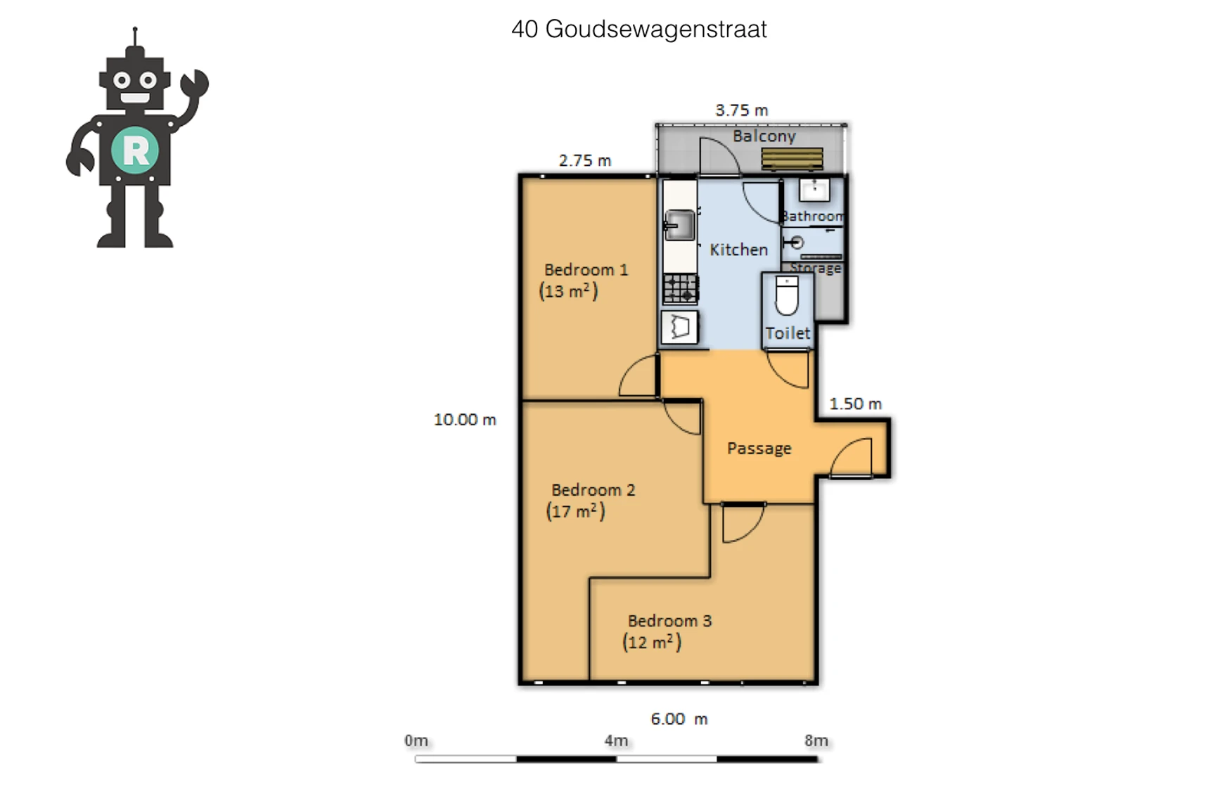 Rental property in Goudsewagenstraat, Rotterdam