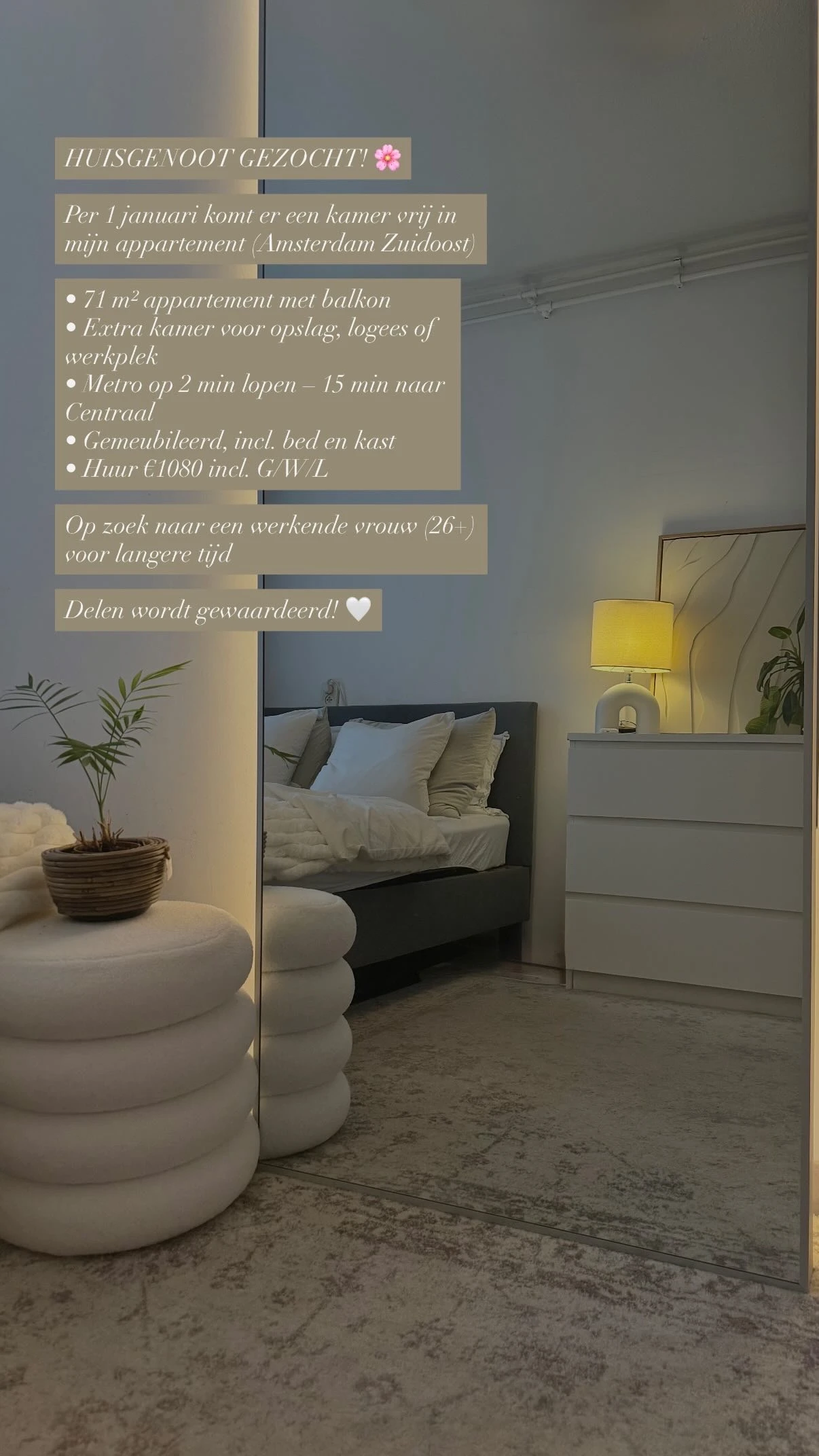 Rental property in Charlotte Brontéstraat, Amsterdam