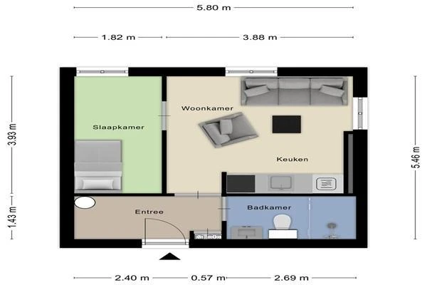 Rental property in Oranjestraat, Vlissingen