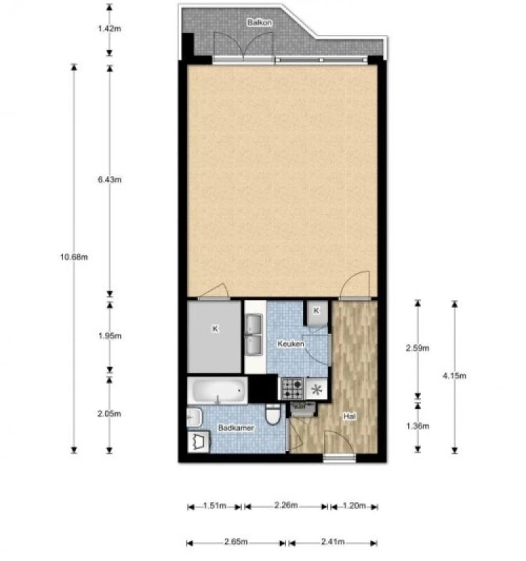 Rental property in Boslaan 13, The Hague