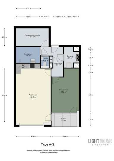 81m2 apartment zu vermieten für 1831€/Monat in Machinekamerplein 34, Eindhoven