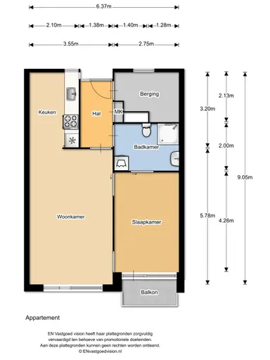 44m2 apartment to rent for 900€/month in Ittmannserf 80, Nunspeet