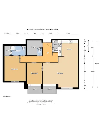 84m2 apartment to rent for 900€/month in Ittmannserf 4, Nunspeet