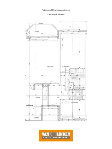 47m2 apartment to rent for 873€/month in Eperweg 4610, 't Harde