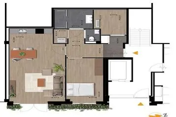 50μ² apartment προς ενοικίαση για 800€/μήνα σε Doelenstraat, Ede