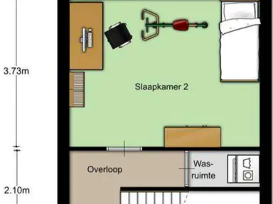 16m2 room te huur voor 450€/maand in Helmond