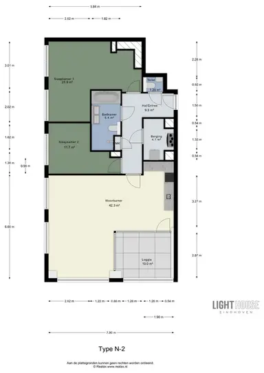 106m2 studio to rent for 2574€/month in Machinekamerplein 32-175, Eindhoven