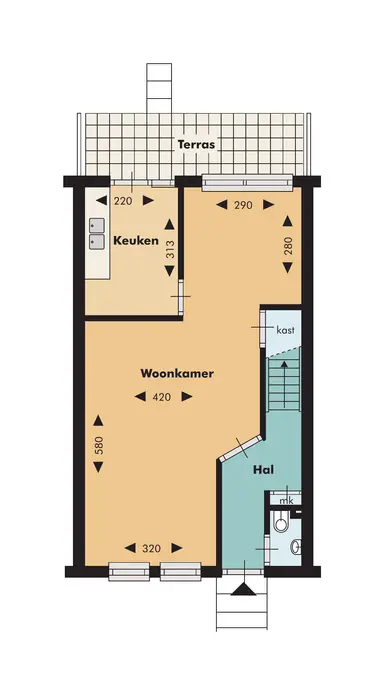 108m2 house to rent for 1340€/month in Slot Haamstedepad 1, Schiedam