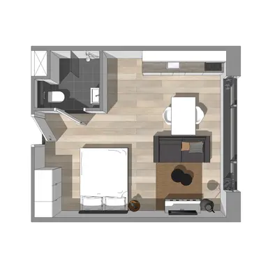 32m2 studio to rent for 1131€/month in Einsteindreef 103-16, Utrecht