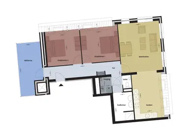 94m2 apartment to rent for 1475€/month in Hoge Rijndijk 165, Woerden