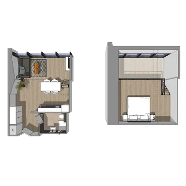 48m2 studio to rent for 1195€/month in James Wattstraat 77B-21, Amsterdam