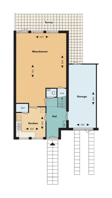 169m2 house to rent for 1760€/month in De Boeg 26, Amersfoort