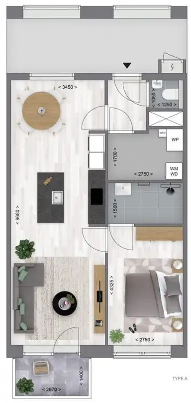 69m2 apartment to rent for 1875€/month in Kolonel Millerstraat, Maastricht