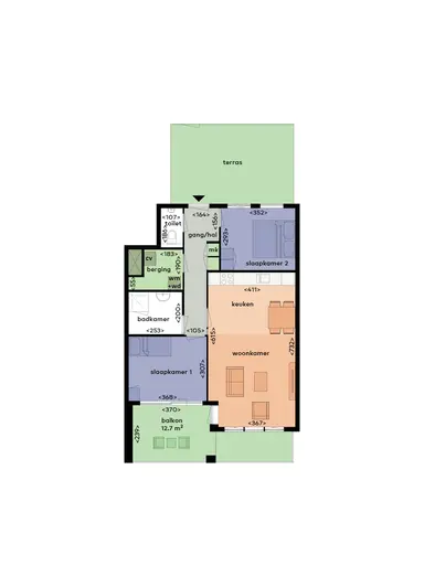 73m2 apartment to rent for 1400€/month in Vaduzdijk 81, Utrecht