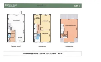 130m2 apartment to rent for 1905€/month in Vuurjufferzoom 2643, Pijnacker