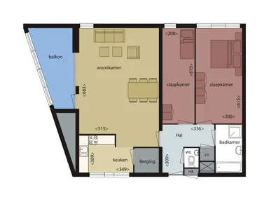 96m2 apartment to rent for 1290€/month in Breda
