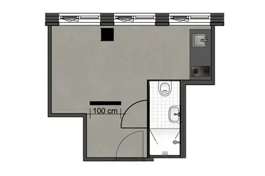19m2 studio to rent for 805€/month in Bassin 186C-15, Maastricht