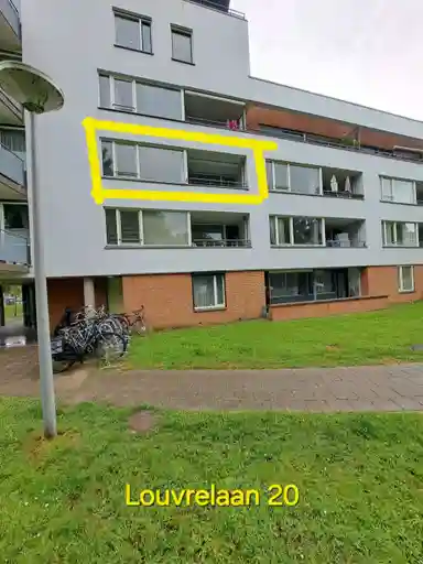 64m2 apartment to rent for 940€/month in Louvrelaan 20, Amsterdam