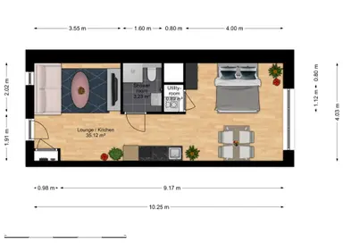40m2 studio to rent for 913€/month in Philitelaan 6723, Eindhoven