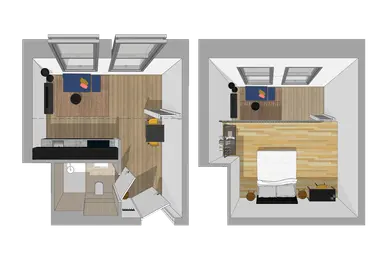 36.9m2 studio te huur voor 1245€/maand in Berg en Dalseweg 79A-42, Nijmegen