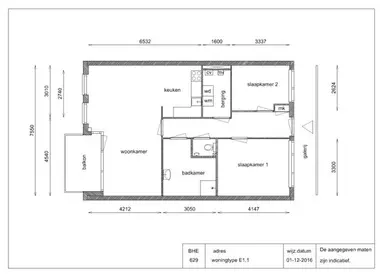 apartment di 85m2 in affitto a 1064€/mese a Thorbeckeplein, Alphen aan den Rijn