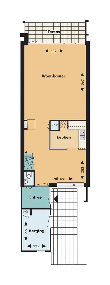 103m2 house to rent for 1565€/month in Kersengaarde 113, Voorburg