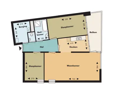 86m2 apartment to rent for 1330€/month in Clazina Kouwenbergzoom 222, Rotterdam
