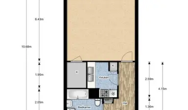 room di 31m2 in affitto a 765€/mese a Boslaan 1, The Hague