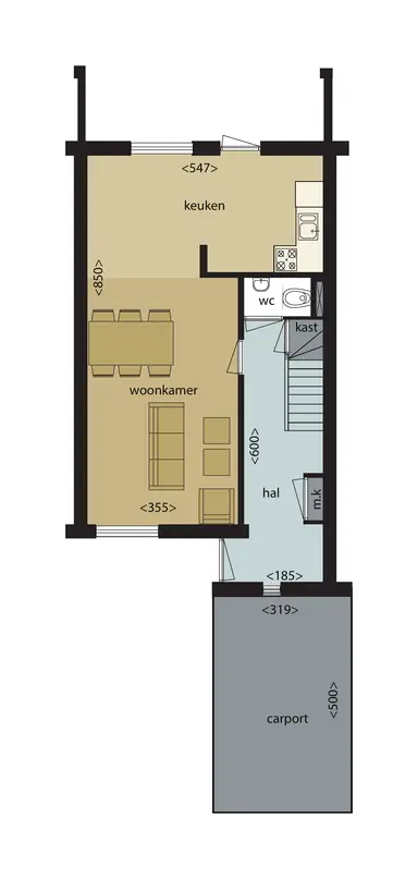120m2 house to rent for 1440€/month in Stategaard 57, Maastricht